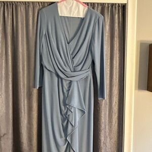 Bought at Sincerely Susan’s. Light blue/periwinkle color.  Only worn once